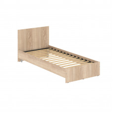 Кровать с изголовьем KBW 209.1 Дуб Сонома светлый 900х2000х800