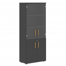 Шкаф комбинированный FHC 80.2(Z) Черный графит/Черный графит 802х429х1983 FORTA