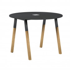 Стол FRST 1020 Черный графит/Антрацит-Бук 1020х1020х733 FORTA