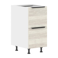 Шкаф напольный с ящиками MOB 4082.1 Сосна Эдмонт/Белый 400х560х820 CORSICA