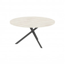 Конференц - стол XRST 150 Сосна Эдмонт/Антрацит 1200х1200х750 XTEN-S