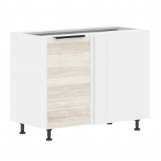Шкаф напольный угловой с полкой MOCC 1082.1 Сосна Эдмонт/Белый 1000х560х820 CORSICA