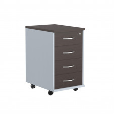 Тумба подкатная ТМ-4.А Венге Магия/Металлик 412х450х702 IMAGO