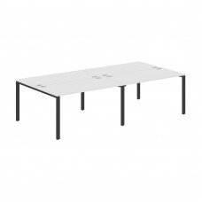 Стол 4-х местный XS6WST 2814 Белый/Антрацит 2800х1406х750 XTEN-S60