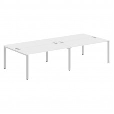 Стол 4-х местный XS6WST 3214 Белый/Серый 3200х1406х750 XTEN-S60