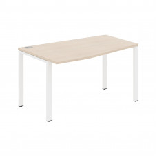 Стол эргономичный XS6CT 149(L) Бук Тиара/Белый 1400х900х750 XTEN-S60
