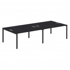 Стол 4-х местный XS6WST 3214 Дуб Юкон/Антрацит 3200х1406х750 XTEN-S60