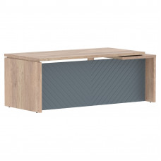 Стол руководителя TLCT 209(L) Дуб Каньон Z/Серо-голубой 2000х900х750 TORR LUX