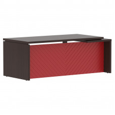 Стол руководителя TLCT 209(L) Венге Магия Z/Красный 2000х900х750 TORR LUX
