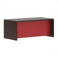 Стол руководителя TLST 189H Венге Магия Z/Красный 1800х900х750 TORR LUX