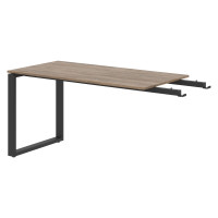 Брифинг-приставка EB 1470 Кария Пальмира/Антрацит 1400х700х750 ENIO