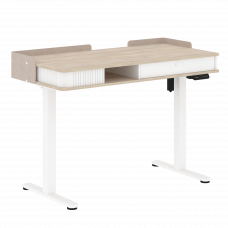 Стол письменный с подъемным механизмом HT503 Дуб Светлый/Белый 1200х600х780-1180 XTEN-UP