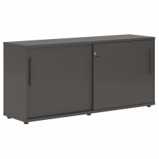 Шкаф низкий с дверьми купе ELC 1643 Мокко/Мокко/Мокко 1606х430х750 EDIS