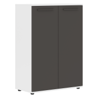 Шкаф средний широкий EMCS 85.1 Мокко/Мокко/Белый 852х430х1199 EDIS