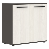 Шкаф малый широкий ELCS 85.1 Ясень Траун/Черный/Мокко 852х430х832 EDIS