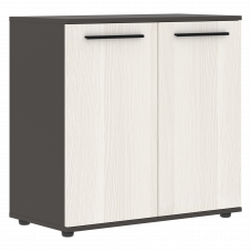 Шкаф малый широкий ELCS 85.1 Ясень Траун/Черный/Мокко 852х430х832 EDIS