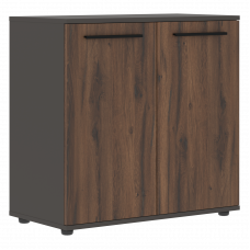 Шкаф малый широкий ELCS 85.1 Дуб Денвер тёмный/Черный/Мокко 852х430х832 EDIS