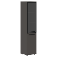 Шкаф высокий узкий EHCS 42.7(R) Мокко/Черный/Мокко 426х430х1967 EDIS