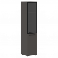 Шкаф высокий узкий EHCS 42.7(R) Мокко/Черный/Мокко 426х430х1967 EDIS