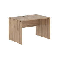 Стол прямой EDST 1180 Дуб Денвер светлый/Черный 1160х800х750 EDIS