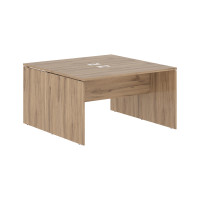 Стол двойной ED2ST 1367 Дуб Денвер светлый/Белый 1360х1346х750 EDIS