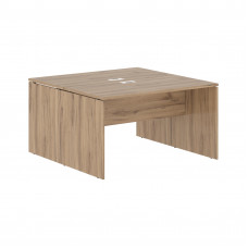 Стол двойной ED2ST 1367 Дуб Денвер светлый/Белый 1360х1346х750 EDIS