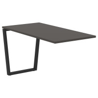 Брифинг-приставка EVB 1367 Мокко/Черный 1360х670х750 EDIS