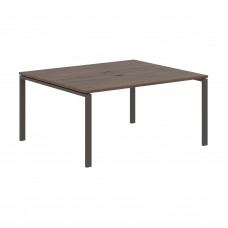 Стол 2-х местный EUWST 1513 Дуб Денвер тёмный/Мокко 1560х1346х750 EDIS