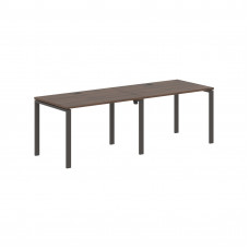 Стол 2-х местный EUWST 2380 Дуб Денвер тёмный/Мокко 2326х800х750 EDIS