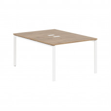 Стол 2-х местный EUWST 1116 Дуб Денвер светлый/Белый 1160х1606х750 EDIS