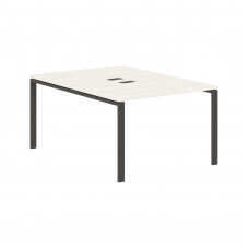 Стол 2-х местный EUWST 1116 Ясень Траун/Мокко 1160х1606х750 EDIS