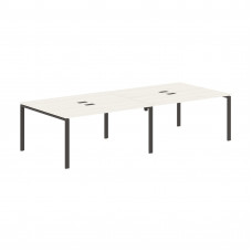 Стол 4-х местный EUWST 3113 Ясень Траун/Мокко 3126х1346х750 EDIS