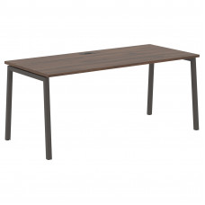 Стол прямой ELST 1780 Дуб Денвер тёмный/Мокко 1760х800х750 EDIS