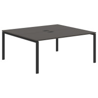 Стол 2-х местный EUWST 1716 Мокко/Черный 1760х1606х750 EDIS