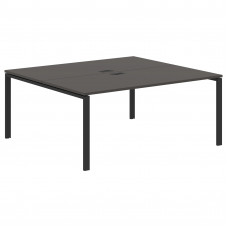 Стол 2-х местный EUWST 1716 Мокко/Черный 1760х1606х750 EDIS