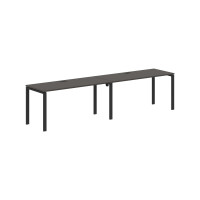 Стол 2-х местный EUWST 3167 Мокко/Черный 3126х670х750 EDIS