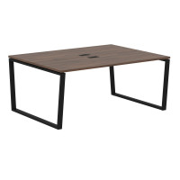 Стол 2-х местный EVWST 1713 Дуб Денвер тёмный/Черный 1760х1346х750 EDIS