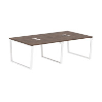 Стол 4-х местный EVWST 2313 Дуб Денвер тёмный/Белый 2326х1346х750 EDIS