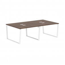 Стол 4-х местный EVWST 2313 Дуб Денвер тёмный/Белый 2326х1346х750 EDIS