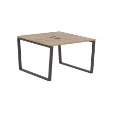 Стол 2-х местный EVWST 1113 Дуб Денвер светлый/Мокко 1160х1346х750 EDIS