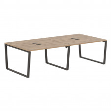 Стол 4-х местный EVWST 2713 Дуб Денвер светлый/Мокко 2726х1346х750 EDIS