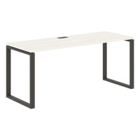 Стол прямой EQST 1767 Ясень Траун/Мокко 1760х670х750 EDIS