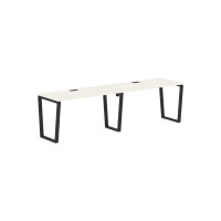 Стол 2-х местный EVWST 2767 Ясень Траун/Черный 2726х670х750 EDIS