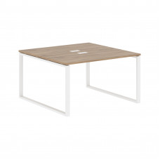 Стол 2-х местный EQWST 1313 Дуб Денвер светлый/Белый 1360х1346х750 EDIS