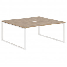 Стол 2-х местный EQWST 1716 Дуб Денвер светлый/Белый 1760х1606х750 EDIS