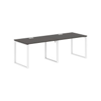 Стол 2-х местный EQWST 2380 Мокко/Белый 2326х800х750 EDIS