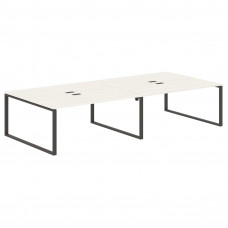 Стол 4-х местный EQWST 3516 Ясень Траун/Мокко 3526х1606х750 EDIS