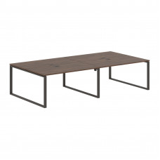 Стол 4-х местный EQWST 3116 Дуб Денвер тёмный/Мокко 3126х1606х750 EDIS