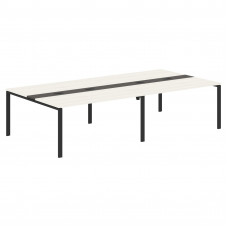 Конференц стол EUCT 3116 Ясень Траун/Мокко/Черный 3126х1606х750 EDIS