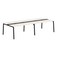 Конференц стол ELCT 3114 Ясень Траун/Мокко/Черный 3132х1346х750 EDIS